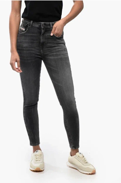 Diesel Skinny 1984 Slandy-high Denims L.32 12cm In Gray