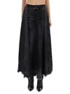 Diesel Skirt Dehanniefsh In Black