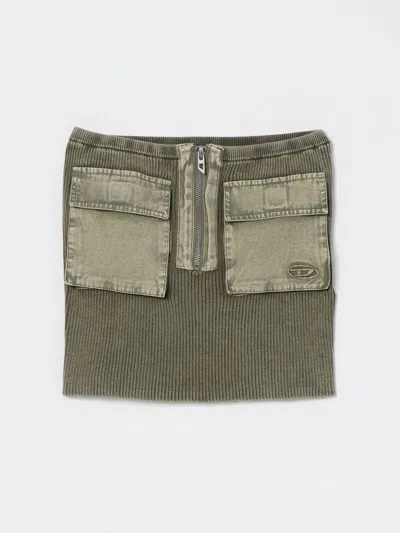 Diesel Skirt Kids  In Green