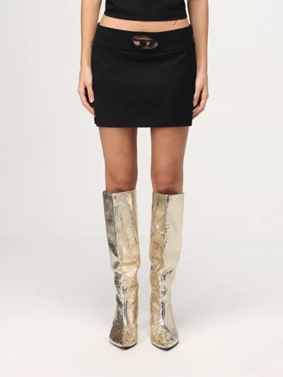 DIESEL SKIRT DIESEL WOMAN COLOR BLACK,420989002