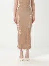Diesel M-calina Midi Skirt In Pink