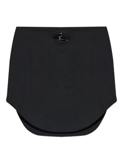 Diesel Skirt O-livery In Black