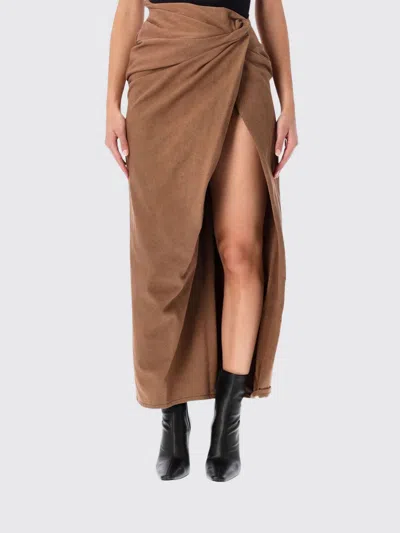 Diesel Skirt Woman In Brown
