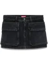 Diesel Skirt With Pockets And Belt Loops