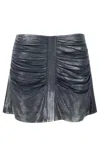 Diesel Gathered Multicolor Skirt With Soft Shine