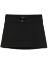 Diesel O-dixy Wool Blend Mini Skirt