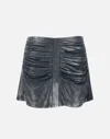 Diesel Gathered Multicolor Skirt With Soft Shine