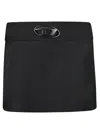 Diesel O-dixy Wool Blend Mini Skirt
