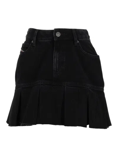 Diesel Skirts In Black