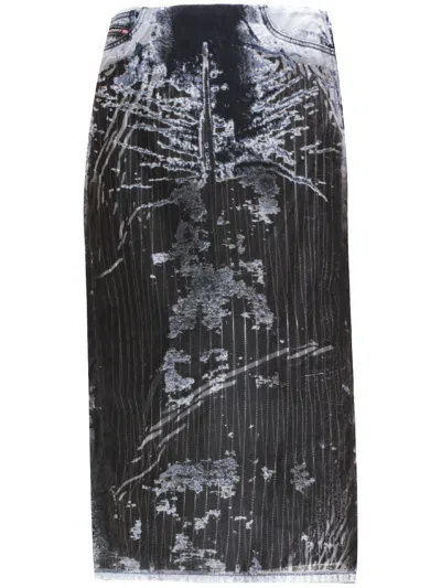 Diesel Skirts In Black