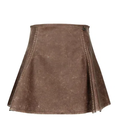 Diesel Skirts Chocolate In Brown