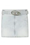 Diesel De-flip Skirt In Denim