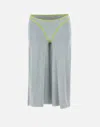 Diesel Fine Skirt Detail Elastic Waistband In Grey