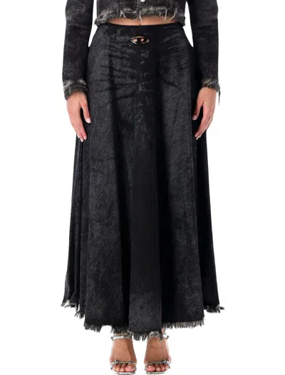 Diesel Skirts Grey In Gray