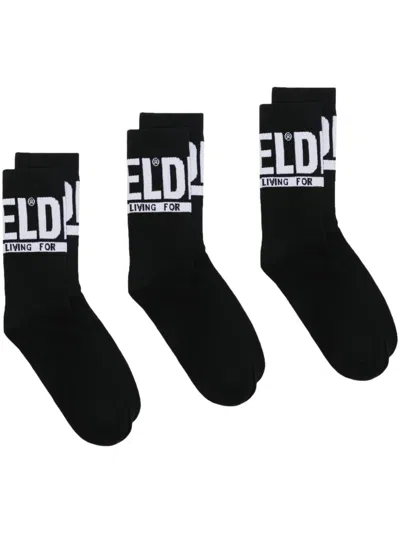 DIESEL SKM-RAY-THREEPACK SOCKS (PACK OF THREE)