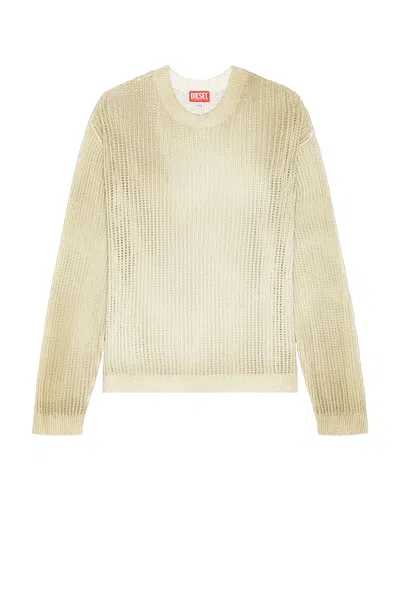 Diesel Skuat Sweater In Beige