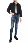 Diesel ‘slandy' Distressed Jeans In Navy Blue