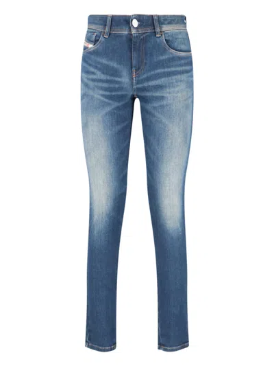 Diesel Slandy-high 1984 Jeans In Blue