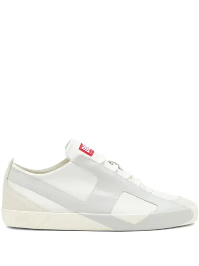 DIESEL SLANTE LEATHER SNEAKERS