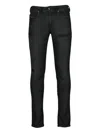 Diesel Sleenker 1979 Distressed Jeans In Black