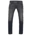 Diesel Sleenker Skinny Fit Denim Jeans In Black