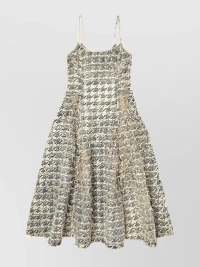 DIESEL SLEEVELESS A-LINE DRESS SPAGHETTI STRAPS