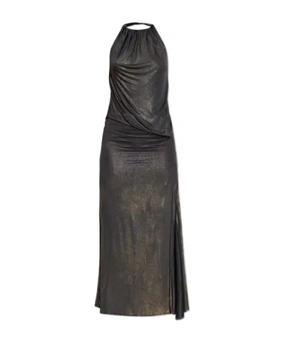 Diesel D-karam Halterneck Dress In Black
