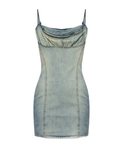 Diesel Sleeveless Dress In Gray