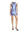 Diesel M-caddix Viscose Blend Dress With Frontal Logo In Multicolor