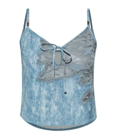 DIESEL DIESEL X SAVAGE X FENTY LACE DETAILED TOP