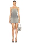 Diesel Sleeveless Mini Dress In Grey