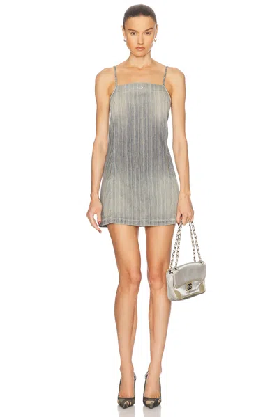 Diesel Sleeveless Mini Dress In Grey