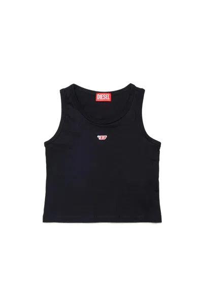 DIESEL SLEEVELESS TOP WITH PATCH