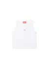 Diesel Top Smanicato Con Patch In White