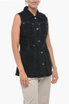 Diesel Sleeveless Vik Velour Shirt