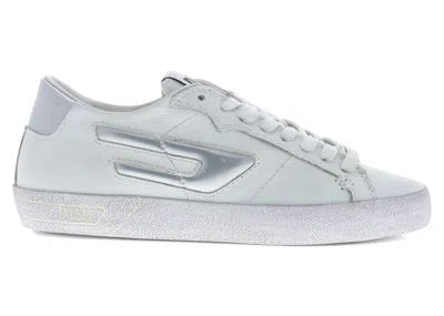Pre-owned Diesel Sleroji Low (women's) Sneakers In White/silver