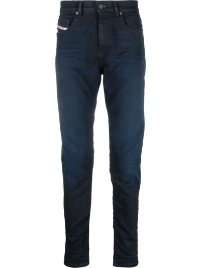 Diesel Slim-cut D-strukt Jeans In Blue