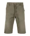Diesel Slim-cut Drawstring Shorts In Green