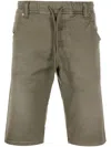 Diesel Slim-cut Drawstring Shorts In Green
