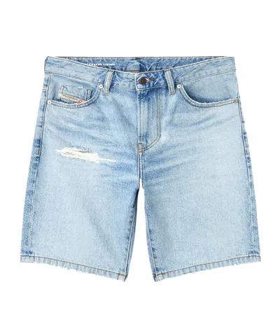 Diesel D-fin Denim Shorts In Multicolor