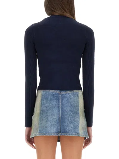 Diesel Slim Fit 83% Viscose, 17% Polyester Sweater