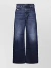Diesel Slim Fit Denim Jeans With Contrast Stitching In Blue