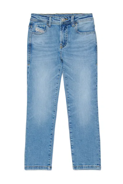Diesel Kids' Slim Fit Jeans In Light Blue Wash