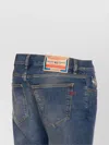 Diesel Slim Fit Trousers Five Pockets In Blue