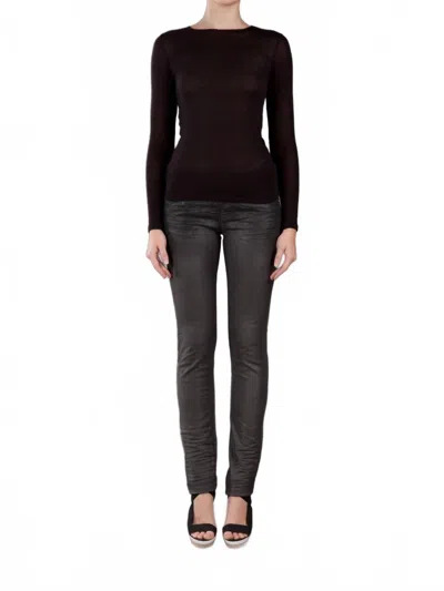 Diesel Slim Low-rise Jeans In Black