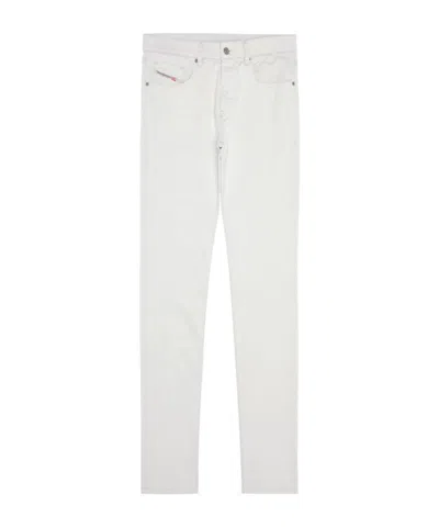 Diesel Slim-cut Denim Jeans In White
