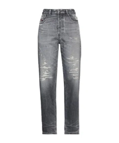 Diesel 1988 D-ark High-waisted Jeans For Women In Gray
