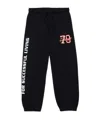 Diesel Slogan-print Track Pants In Black