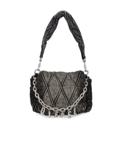 Diesel Small Charm Cowboy Shoulder Bag