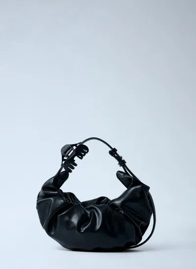 Diesel Small Grab-d-hobo Shoulder Bag In Black